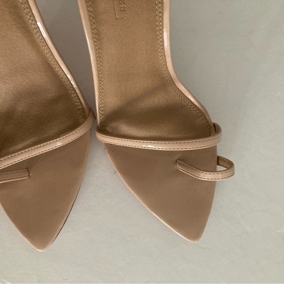 ASOS pointy heels strap soft pink toe Strap 8 - Picture 5 of 6